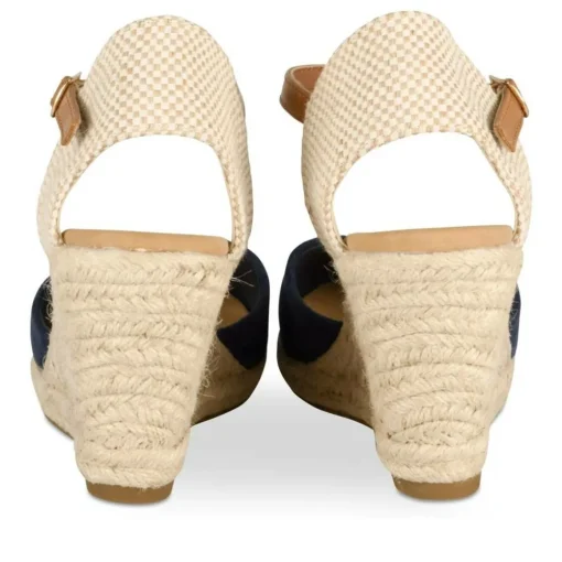 Espadrilles Corde MARINE Femme Motif Uni Boucle