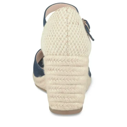 Espadrilles Corde MARINE Femme Motif Uni Boucle