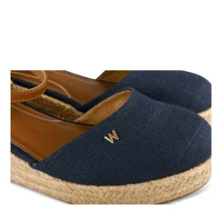Espadrilles Corde MARINE Femme Motif Uni Boucle