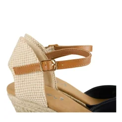 Espadrilles Corde MARINE Femme Motif Uni Boucle