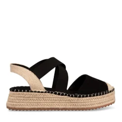 Espadrilles Corde NOIR Femme A Enfiler