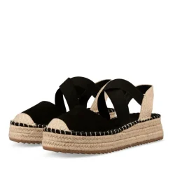 Espadrilles Corde NOIR Femme A Enfiler