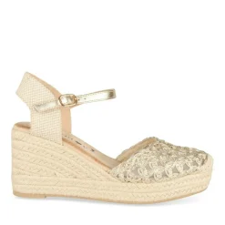 Espadrilles Corde OR Femme Motif Uni Boucle