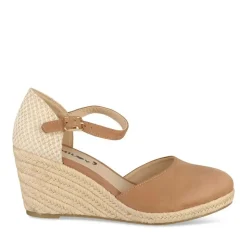 Espadrilles Corde TAUPE Femme Motif Uni Boucle