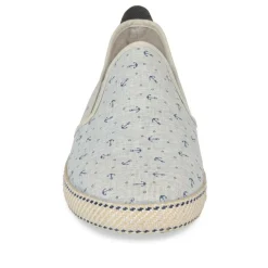 Espadrilles GRIS Homme Elastique