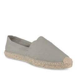 Espadrilles GRIS Homme Motif Uni A Enfiler
