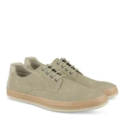 Espadrilles GRIS Homme Motif Uni Lacets