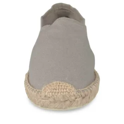 Espadrilles GRIS Homme Motif Uni A Enfiler