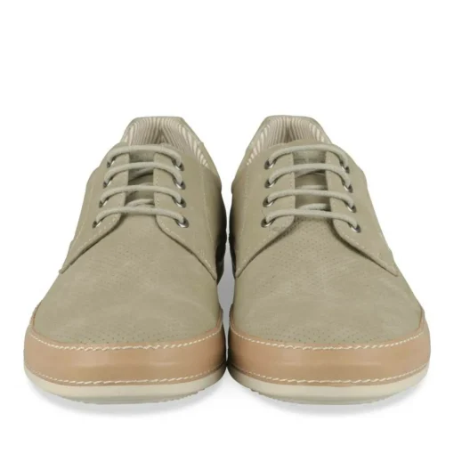 Espadrilles GRIS Homme Motif Uni Lacets