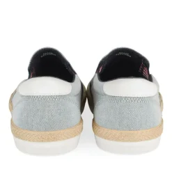 Espadrilles GRIS Homme Motif Uni A Enfiler