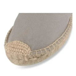Espadrilles GRIS Homme Motif Uni A Enfiler