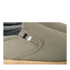 Espadrilles GRIS Homme Motif Uni A Enfiler