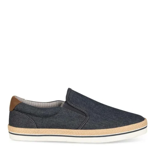 Espadrilles JEANS Homme Motif Uni Elastique
