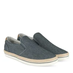 Espadrilles JEANS Homme Motif Uni A Enfiler