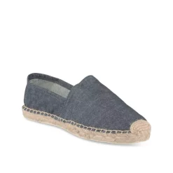 Espadrilles JEANS Homme Motif Uni A Enfiler