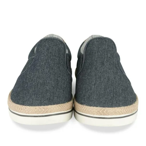 Espadrilles JEANS Homme Motif Uni A Enfiler