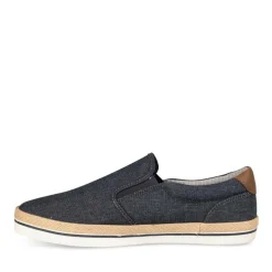 Espadrilles JEANS Homme Motif Uni Elastique