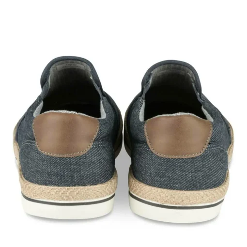 Espadrilles JEANS Homme Motif Uni A Enfiler