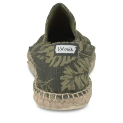 Espadrilles KAKI Homme Motif Tropical A Enfiler