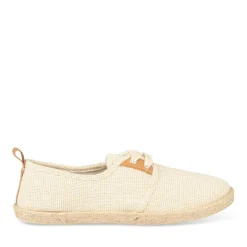 Espadrilles Lacets BEIGE Femme Lacets
