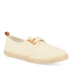 Espadrilles Lacets BEIGE Femme Lacets