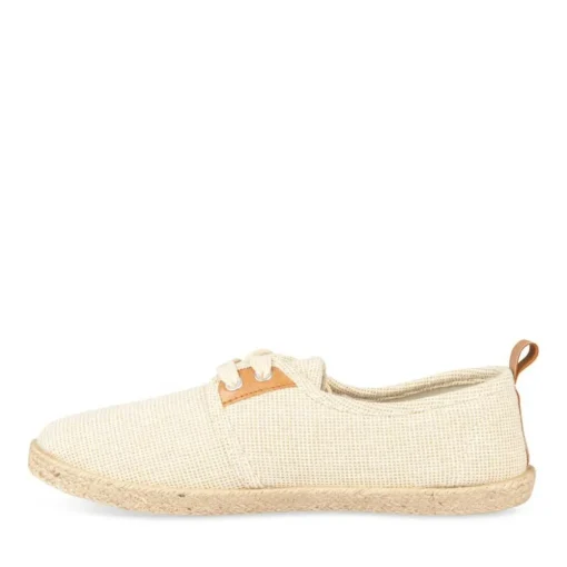 Espadrilles Lacets BEIGE Femme Lacets