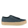 Espadrilles Lacets MARINE Femme Motif Uni A Enfiler