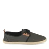 Espadrilles Lacets NOIR Femme Motif Uni A Enfiler