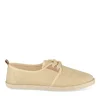 Espadrilles Lacets OR Femme Motif Uni A Enfiler