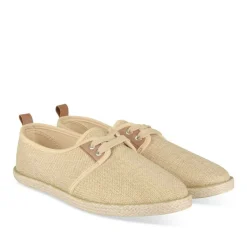 Espadrilles Lacets OR Femme Motif Uni A Enfiler