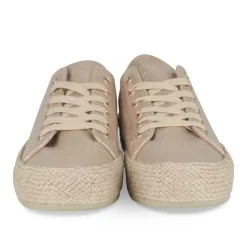 Espadrilles Lacets OR Femme Motif Paillettes Lacets