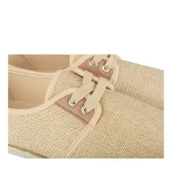 Espadrilles Lacets OR Femme Motif Uni A Enfiler