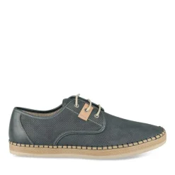 Espadrilles MARINE Homme Motif Uni Lacets