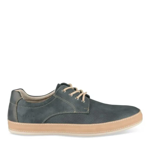Espadrilles MARINE Homme Motif Uni Lacets