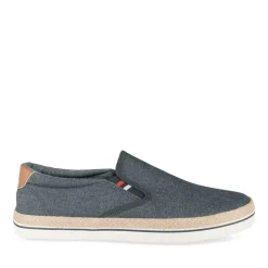 Espadrilles MARINE Homme Motif Uni A Enfiler