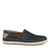 Espadrilles MARINE Homme CUIR Motif Uni A Enfiler
