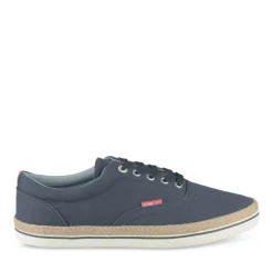 Espadrilles MARINE Homme Motif Uni Lacets