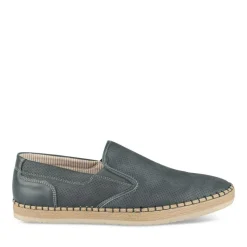 Espadrilles MARINE Homme Motif Uni Lacets