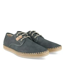 Espadrilles MARINE Homme Motif Uni Lacets
