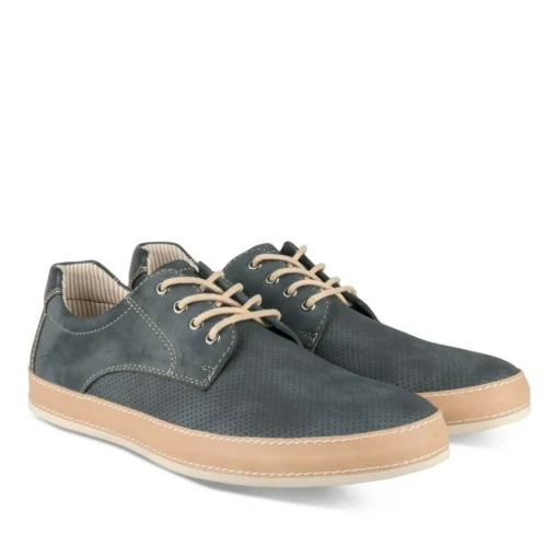 Espadrilles MARINE Homme Motif Uni Lacets