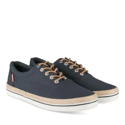 Espadrilles MARINE Homme Motif Uni Lacets