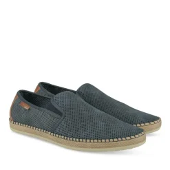Espadrilles MARINE Homme Motif Uni A Enfiler