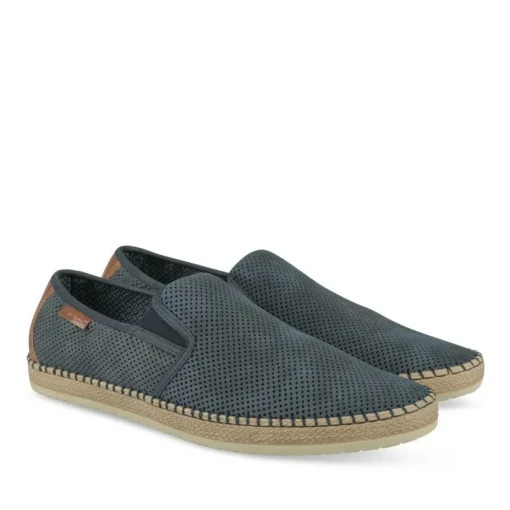 Espadrilles MARINE Homme Motif Uni A Enfiler