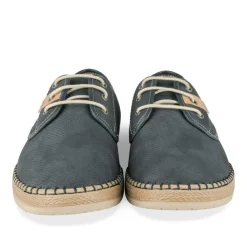 Espadrilles MARINE Homme Motif Uni Lacets
