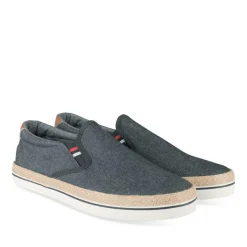 Espadrilles MARINE Homme Motif Uni A Enfiler
