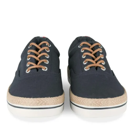 Espadrilles MARINE Homme Motif Uni Lacets