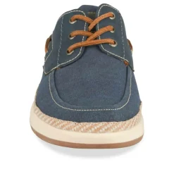 Espadrilles MARINE Homme Motif Uni Lacets