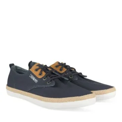 Espadrilles MARINE Homme Motif Uni Lacets