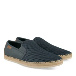 Espadrilles MARINE Homme Motif Uni Lacets