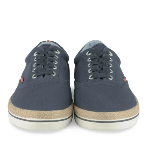 Espadrilles MARINE Homme Motif Uni Lacets